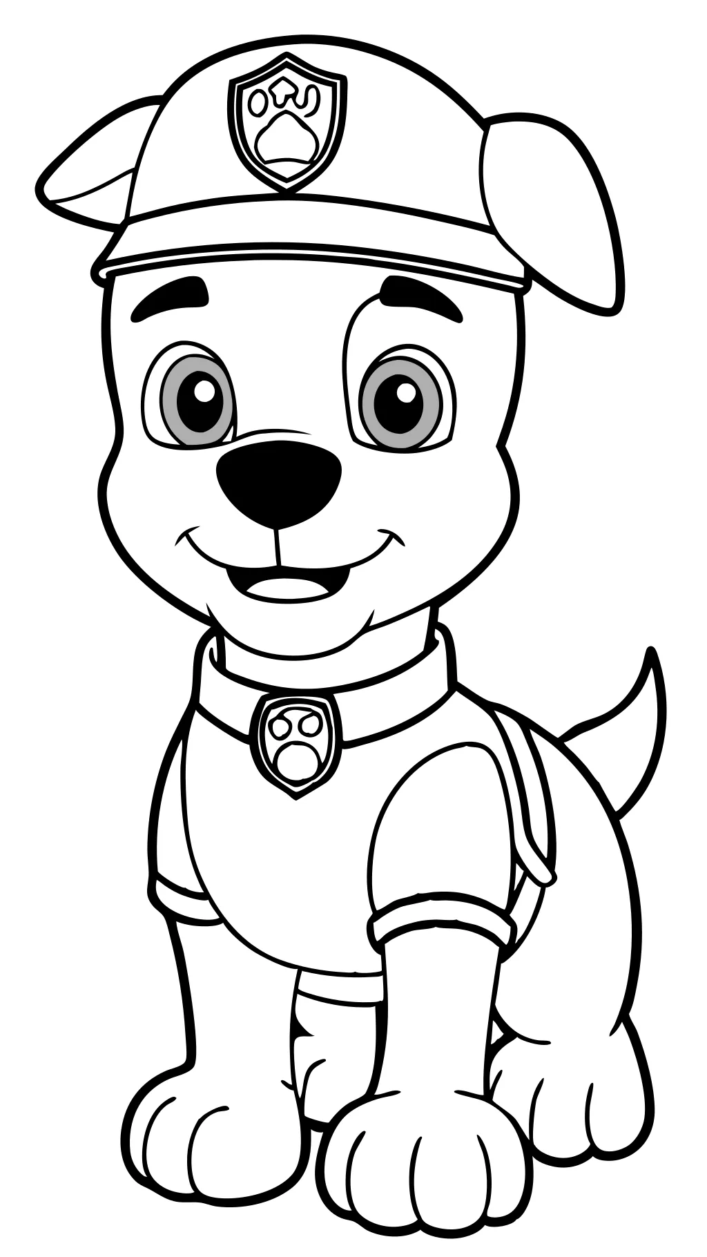 free coloring pages of paw patrol